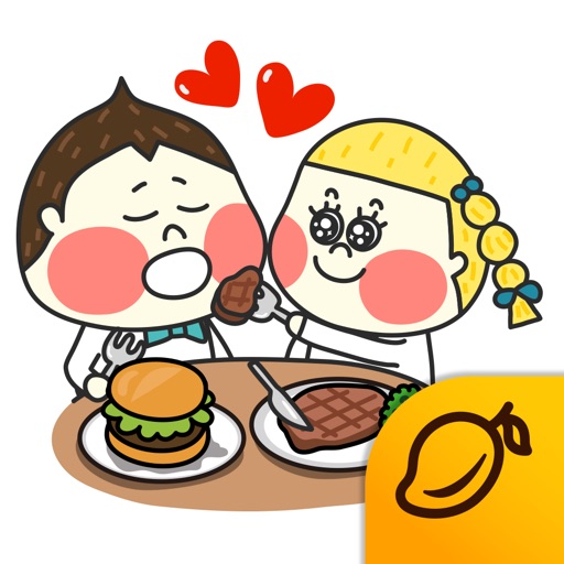 Chestnut Couple - Mango Sticker