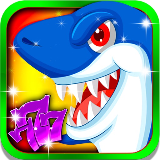 Great White Shark Slot Machine: Attack and win the crazy big casino bonuses iOS App