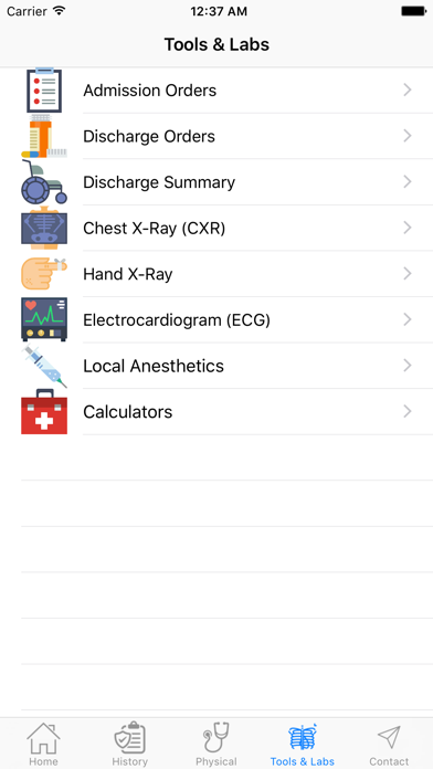 IPPA History and Physical Exam Reference screenshot