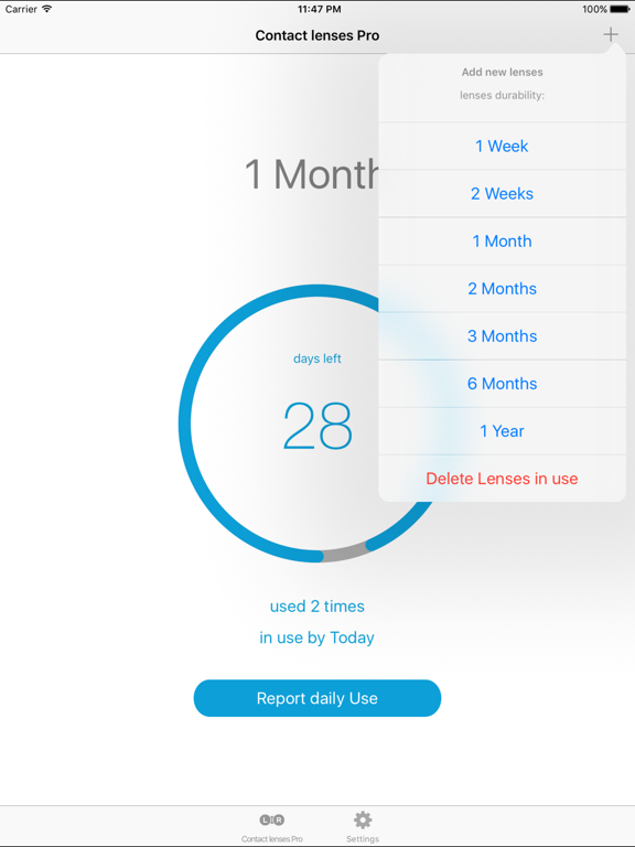 App screenshot