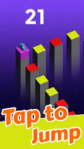 Superhero Cube Jump - Color Path Block Games screenshot #5 for iPhone