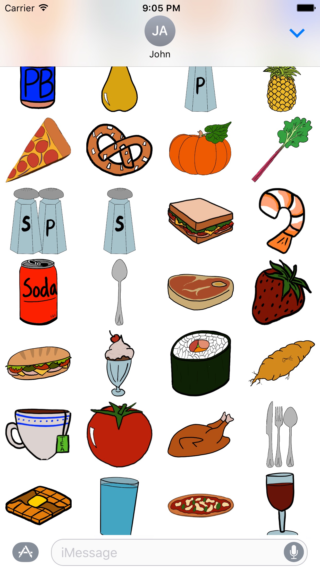 Screenshot 5 of Sticker Food