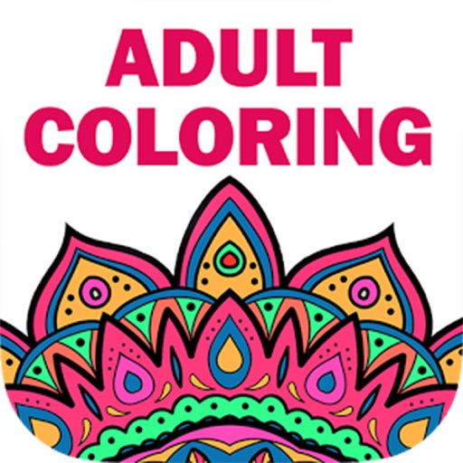 Adult Coloring Book : Animal,Floral,Mandala,Garden app icon
