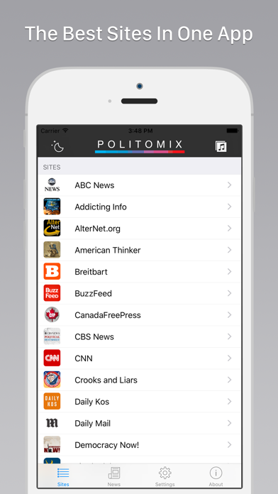 Politomix - Political News Screenshot