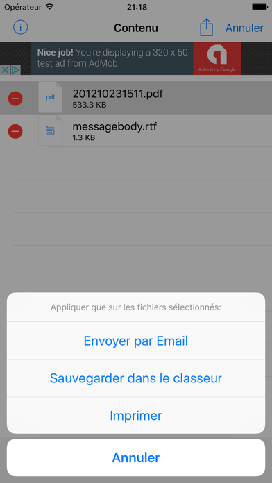 Screenshot #1 pour Winmaildat Opener