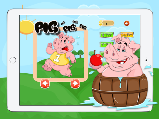 Screenshot #5 pour Cute Baby Pigs Jigsaw Puzzles Game For Pre-School Girls And Boys ( 2,3,4,5 and 6 Years Old )