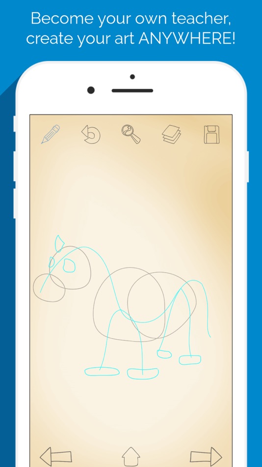 #2. How to Draw Horses with Steps (iOS) 由: A2DWebs