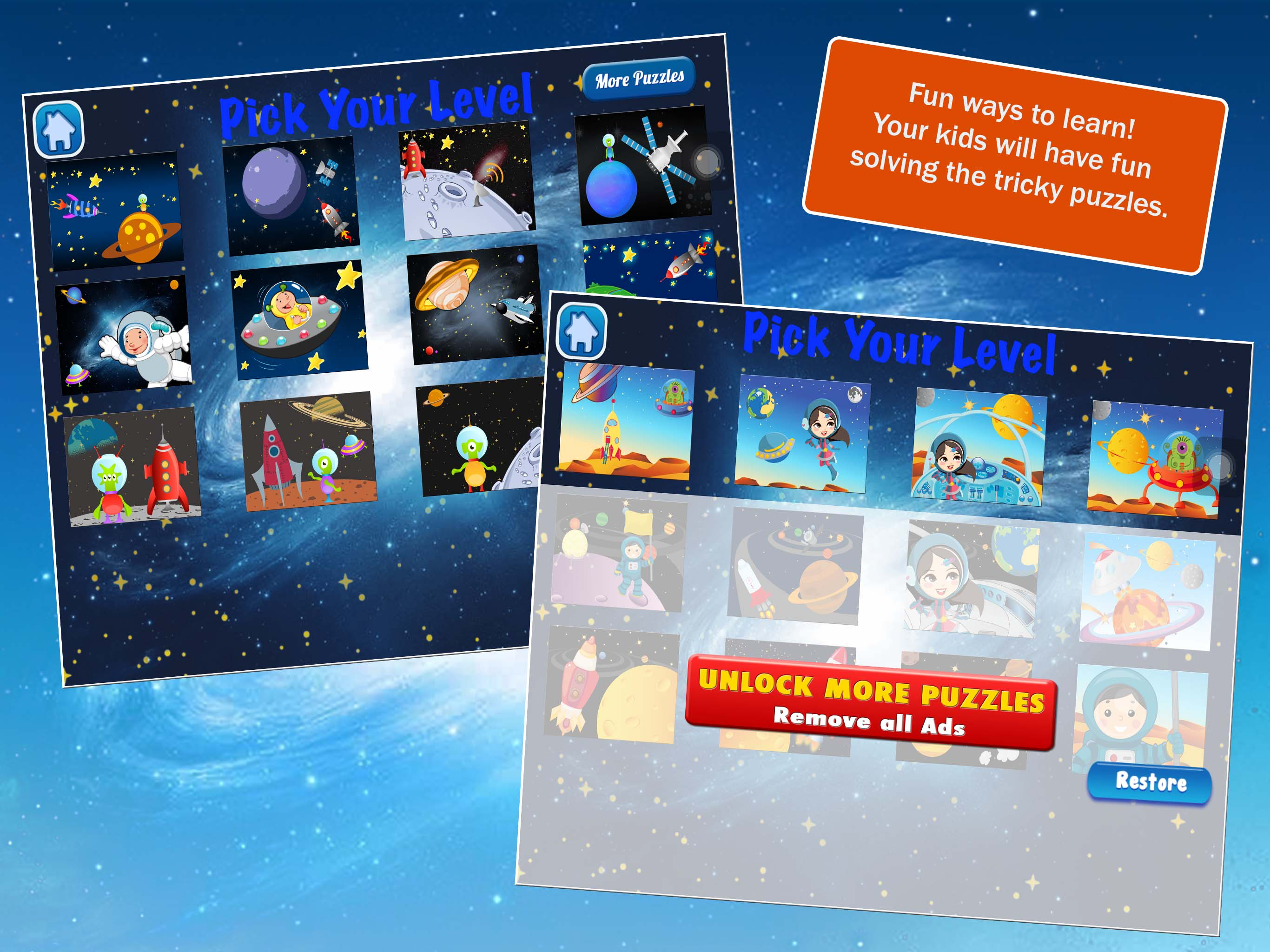 Space Jigsaw Puzzles for Kids screenshot 6