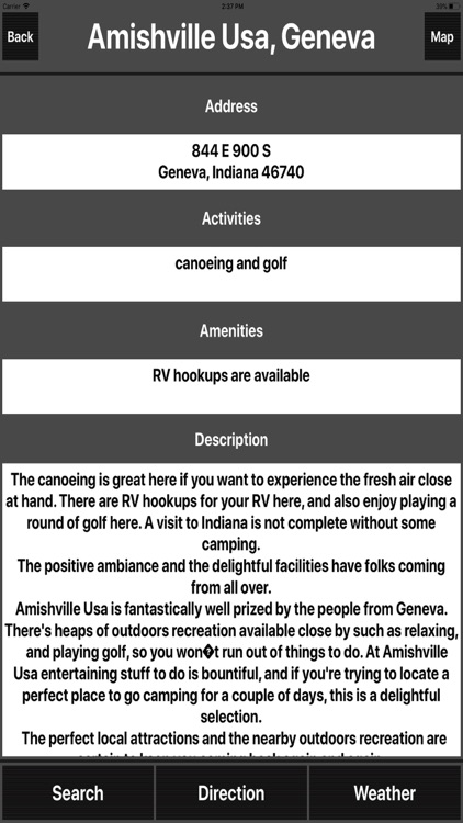 USA Campground - Camping