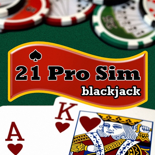 Blackjack 21 Professional Simulator (21 Pro Sim) (Vegas Casino Fun) Icon