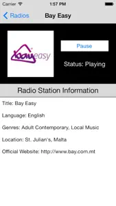 Malta Radio Live Player (Maltese / Malti Radju) screenshot #2 for iPhone