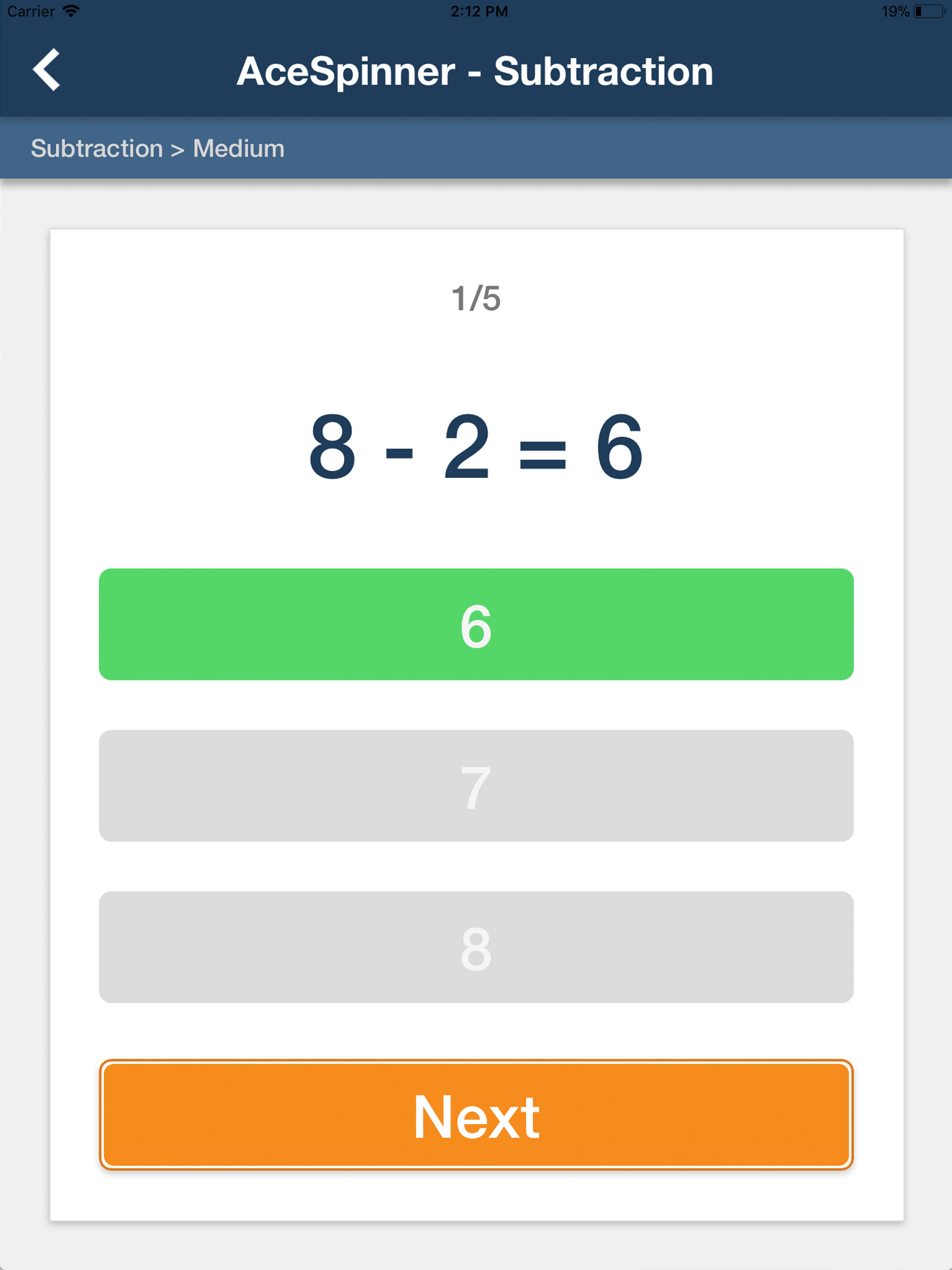Ace Spinner Math Games Lite screenshot 10