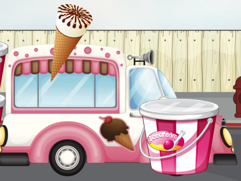 Screenshot #5 pour Glaces jeu pour enfants : découvrir le monde des glaces ! Explorez un magasin de crème glacée et un camion de crème glacée - GRATUIT