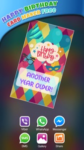 Happy Birthday Card Maker Free–Bday Greeting Cards screenshot #1 for iPhone