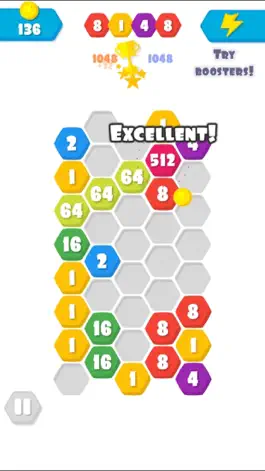 Game screenshot Hexic 2048 Match 3 Blast mod apk