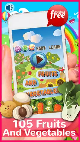 Game screenshot ABC Baby Learn Fruits And Vegetables Free For Kids mod apk
