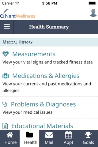 Health Notebook screenshot 3