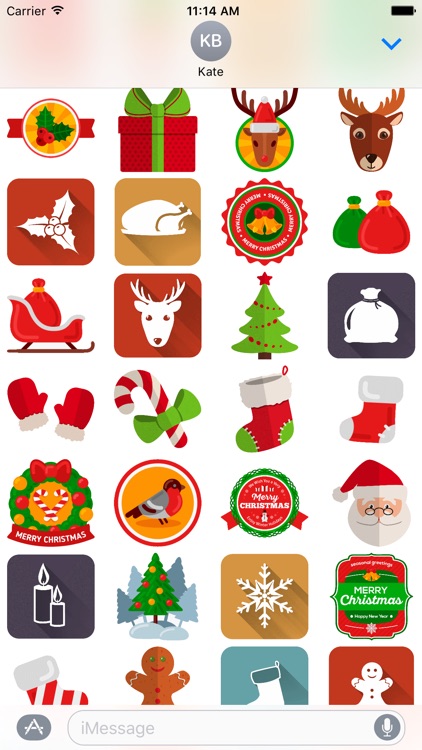 Holiday and Christmas Stickers