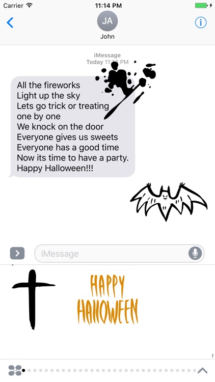 Crazy Halloween Sticker for iMessage #14