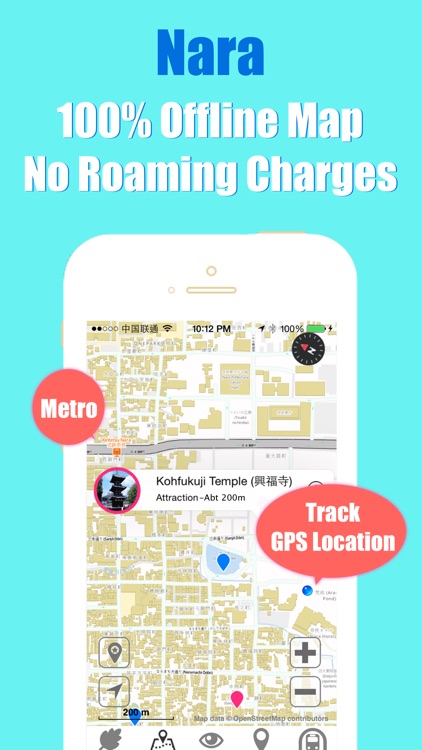Nara travel guide and offline city map, Beetletrip Augmented Reality Train and Walks advisor