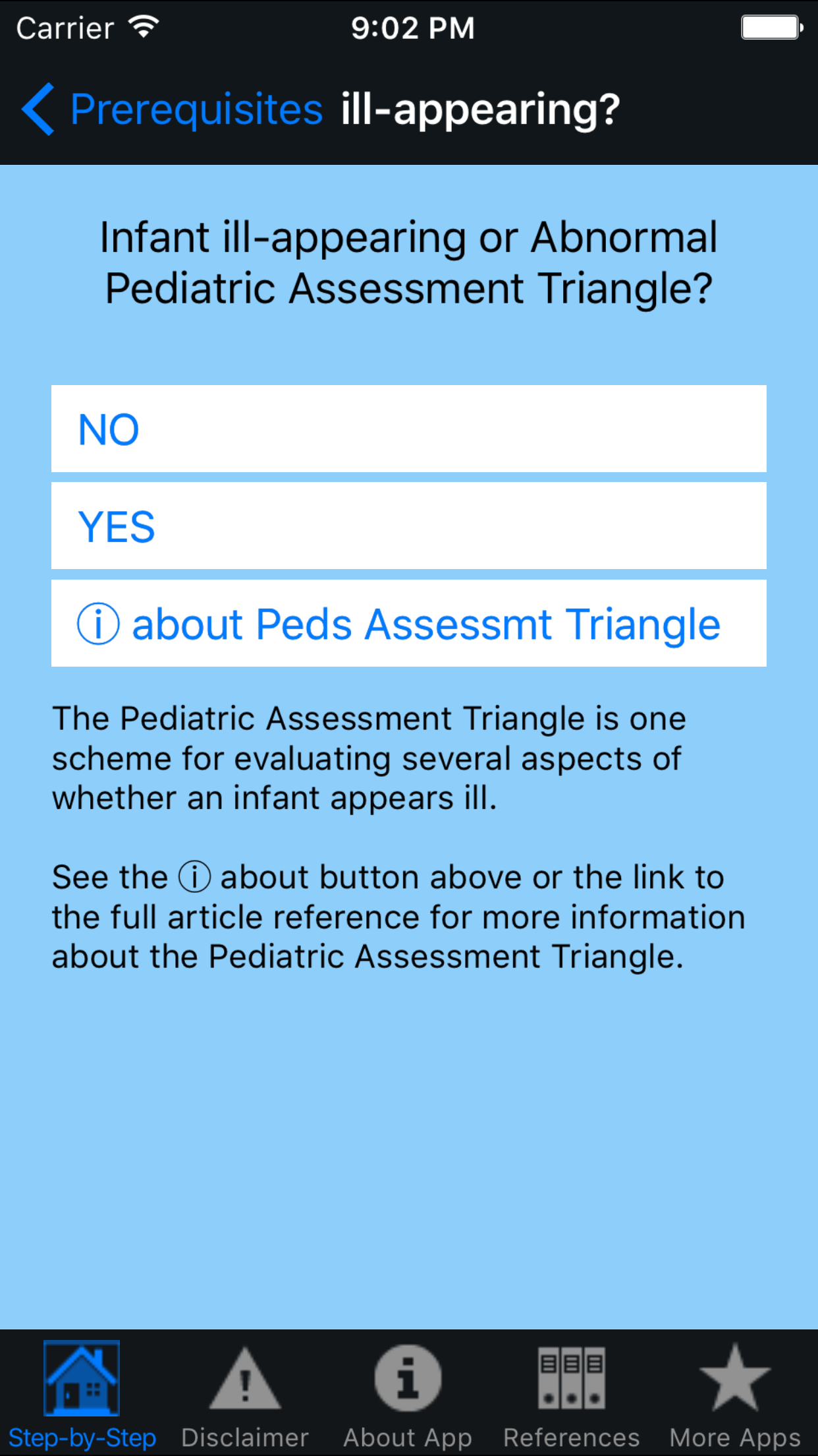 Step-by-Step Febrile Infant screenshot 2