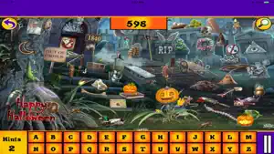 Free Hidden Objects: Halloween Hidden Alphabets screenshot #5 for iPhone