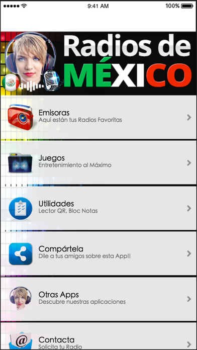 Screenshot #1 pour Radios de Mexico
