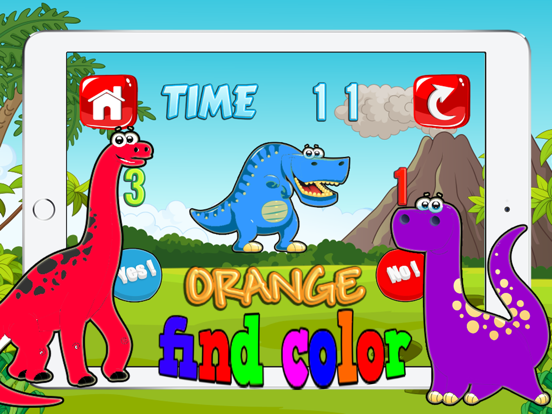 Screenshot #4 pour Dino Color Blind Test or Matching For Little Kids