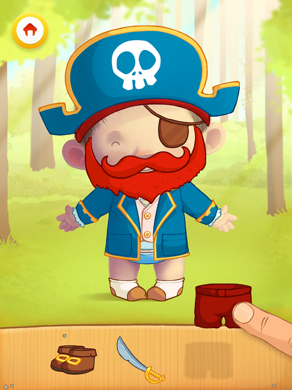 Screenshot #5 for Dress Up : Fairy Tales - Dressing puzzle & Coloring activities for children by Play Toddlers