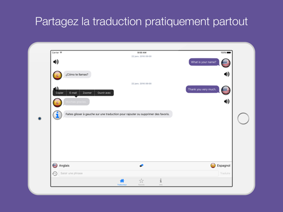 Screenshot #6 pour Traducteur - Traduire des textes et des paroles
