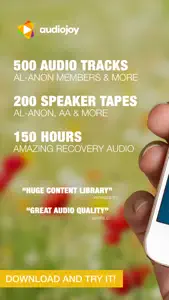 Al-Anon Speaker Tapes for Alanon, Alateen 12 Steps screenshot #1 for iPhone