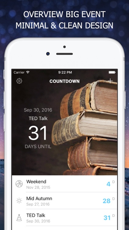 Event Timer Countdown by Day Counter – How Many Days Until your Birthday and Vacation Organizer