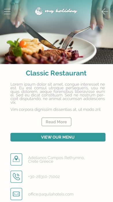 My Holiday iPhone screenshot 4 - Travel app