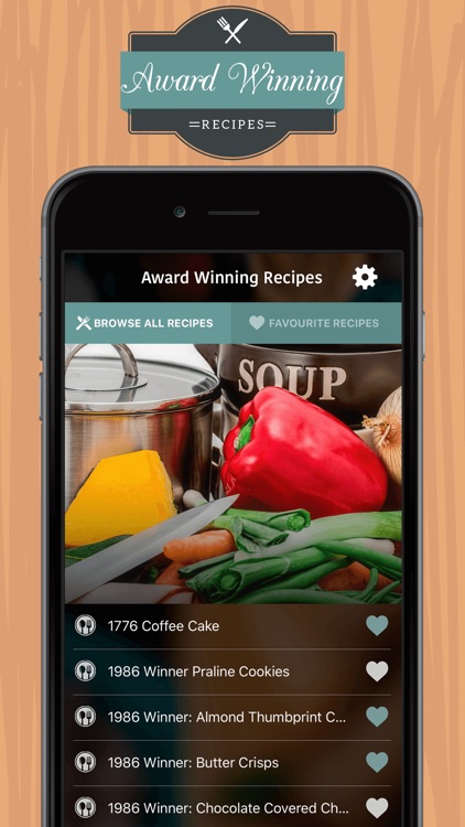 **Award Winning Recipes**