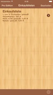 einkaufsliste lite edition iphone bildschirmfoto 4