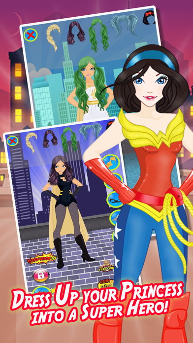 Wonder Supergirl Super Hero Games for Girls Screenshot