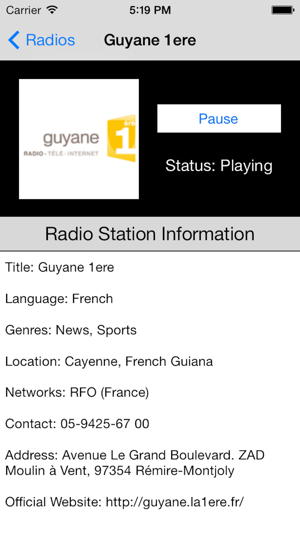 French Guiana Radio Live Player (Cayenne/français)(圖2)-速報App