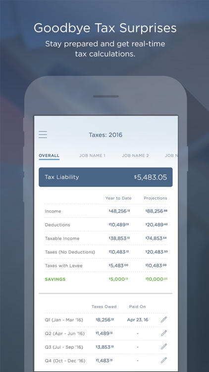 Levee: Track Expenses Mileage & Taxes for Business screenshot-0