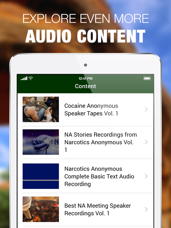 Cocaine Anonymous CA Speakers