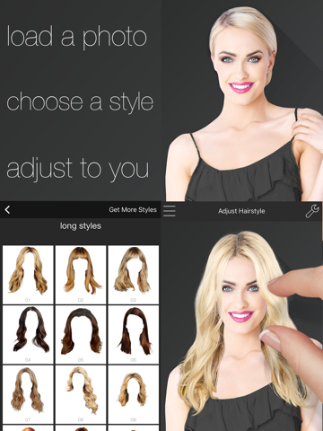 Screenshot #5 pour Women's Hairstyles - Try on a new style