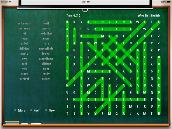 WordSearch Unlimited HD Free screenshot 4