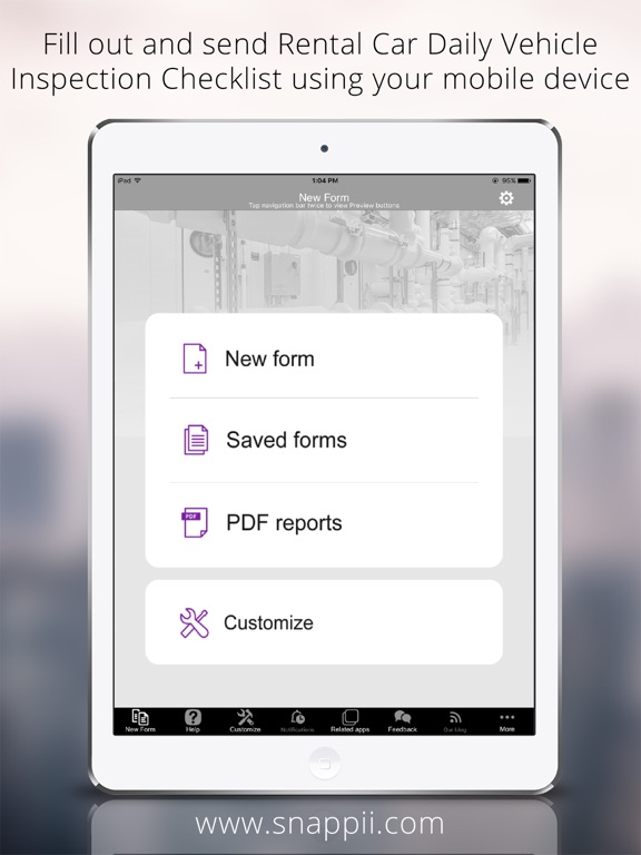 Screenshot #6 pour Rental Car Daily Vehicle Inspection Checklist