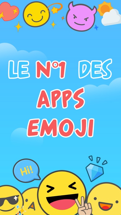 Screenshot #1 pour Emoji - L'art des émoticônes & Clavier à polices