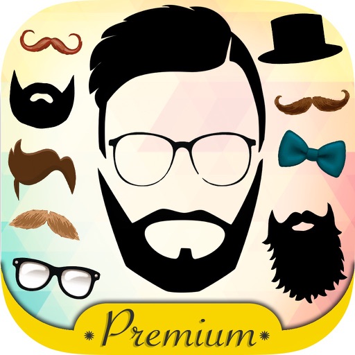 Stickers hipster for photos - Premium.