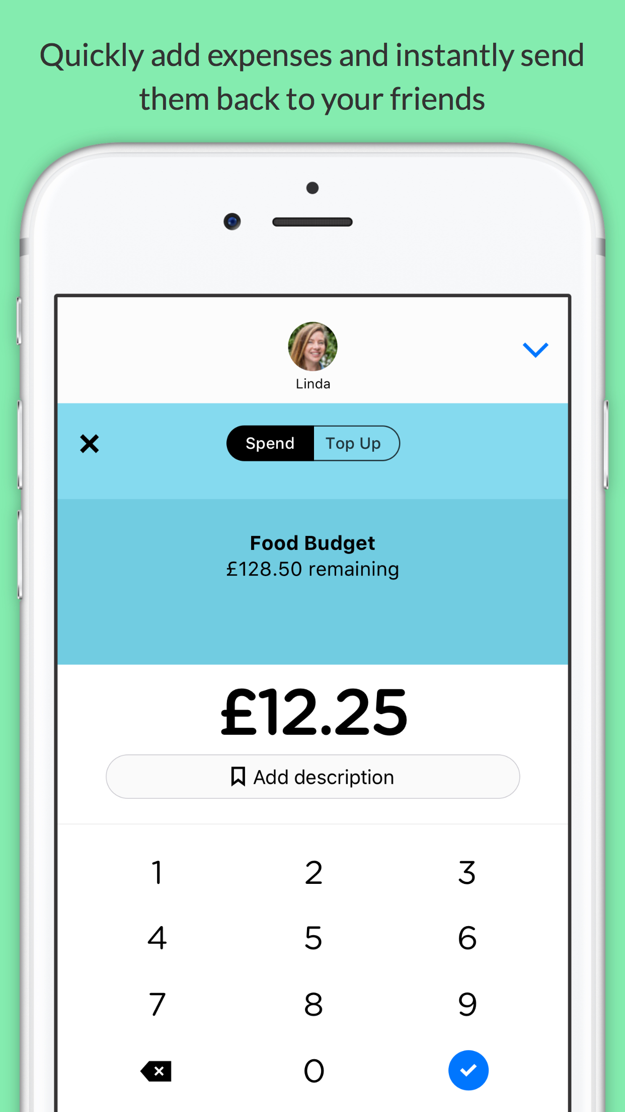 Pennies Mini - Share budgets with your friends screenshot 4