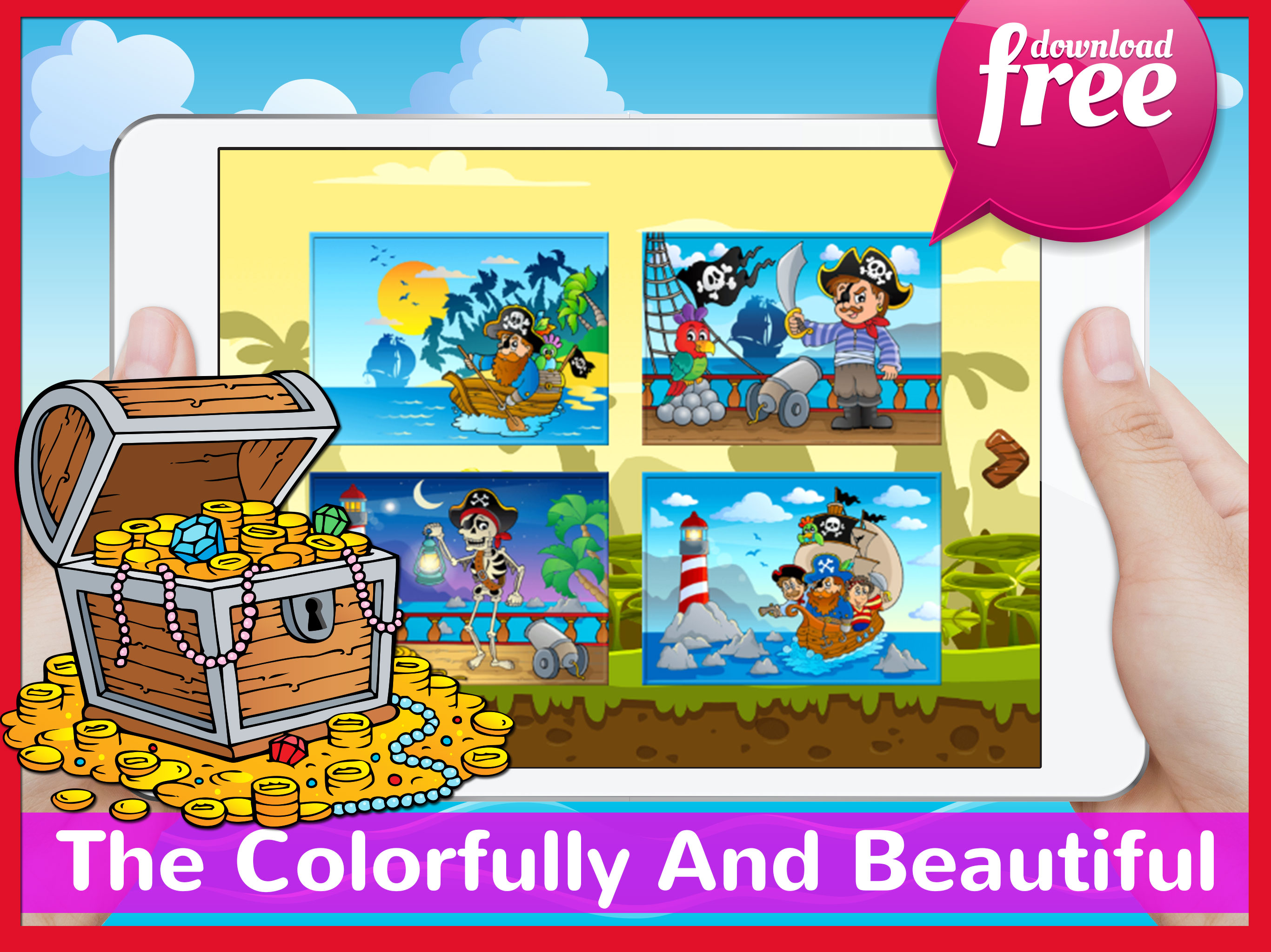 Pirate & Friend Jigsaw Puzzles For Kids & Toddlers screenshot 8