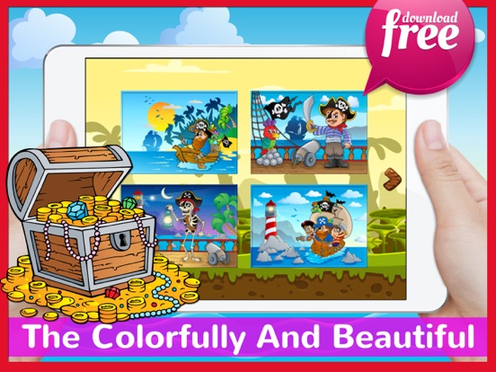 Screenshot #6 pour Pirates Jigsaw Puzzles Games For Kids & Toddlers!