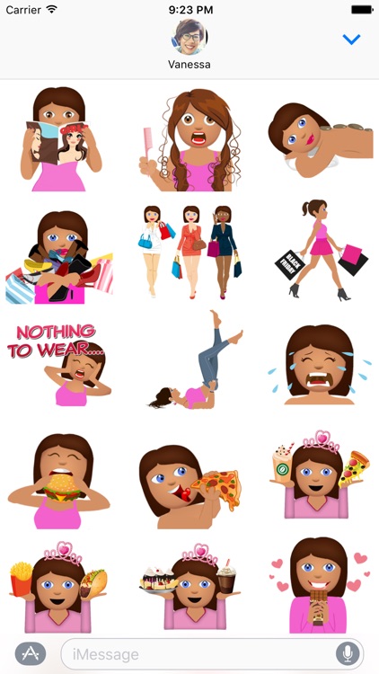 BFF Julia – Fun Girly Emoji Stickers for iMessage