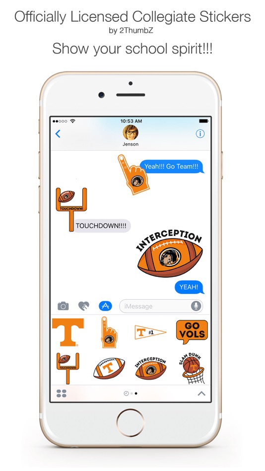 University of Tennessee Stickers for iMessage - 1.0 - (iOS)