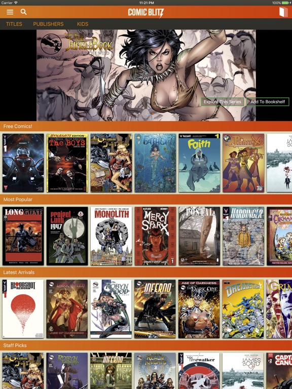 Screenshot #4 pour ComicBlitz - Unlimited Digital Comics!